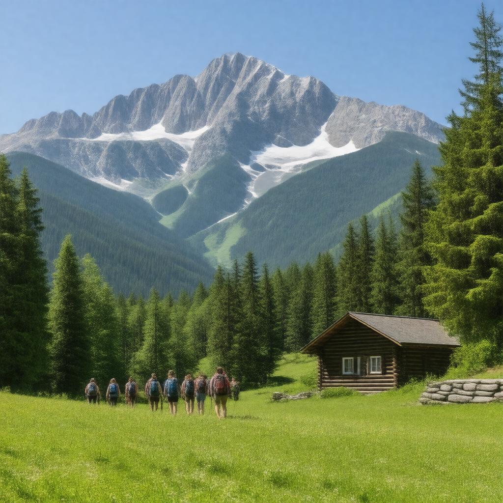 AI-created image of Tufts Mountain Club