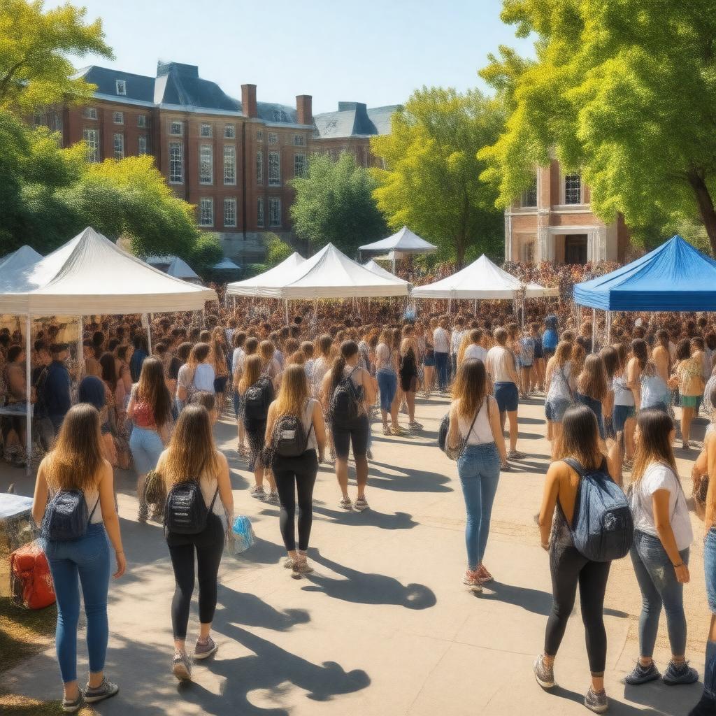 AI-created image of Tufts Office of Campus Life