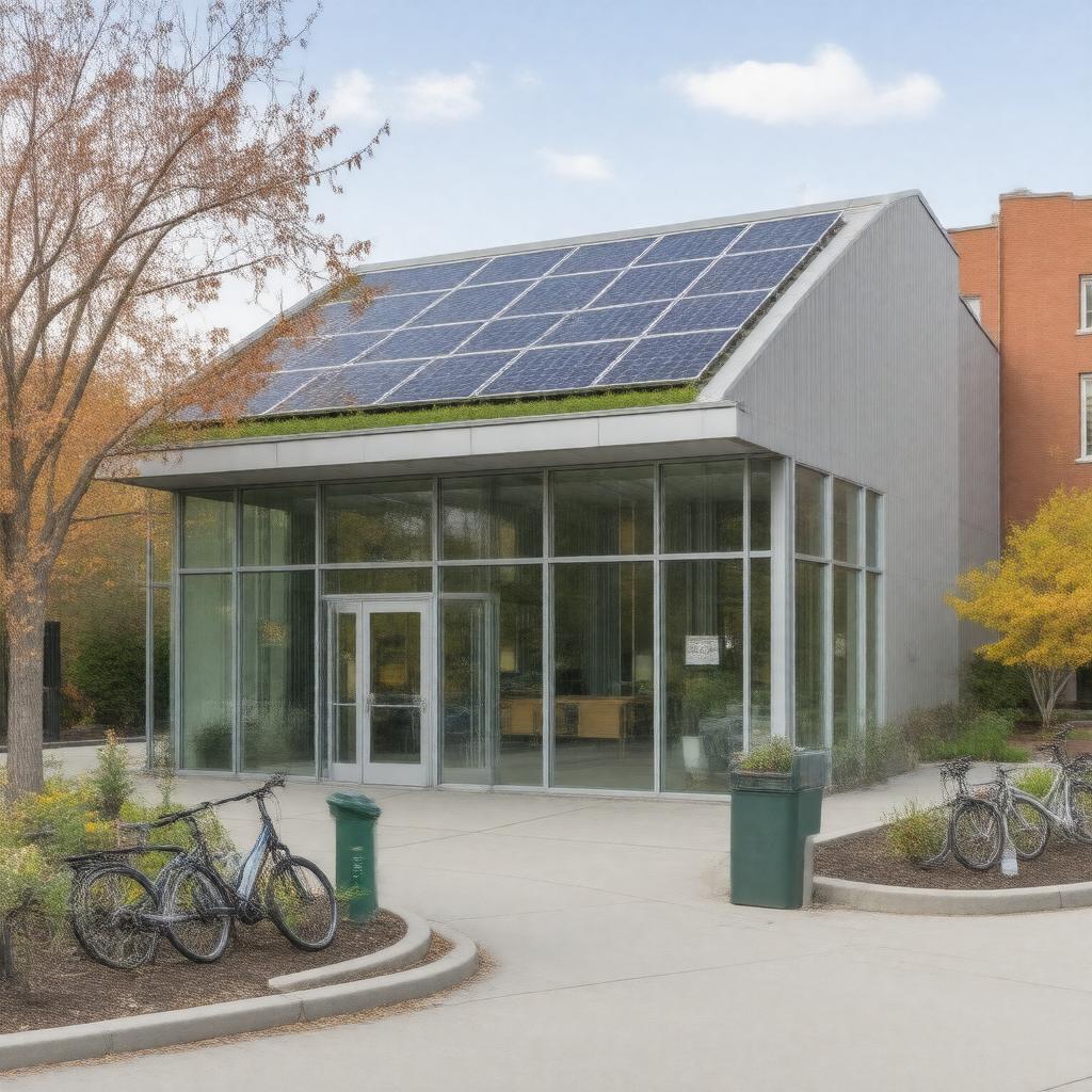 Click to view larger image AI-created image of Tufts Office of Sustainability