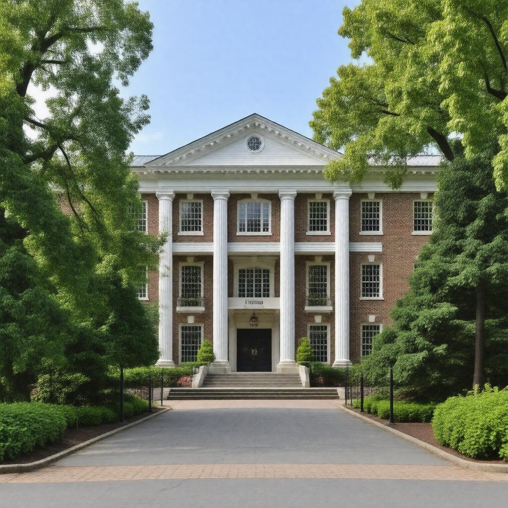 AI-created image of Tufts Office of the President