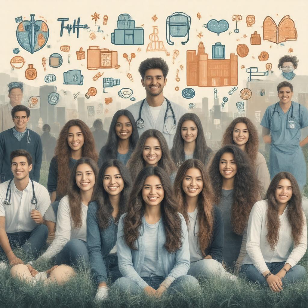 AI-created image of Tufts Pre-Medical Society