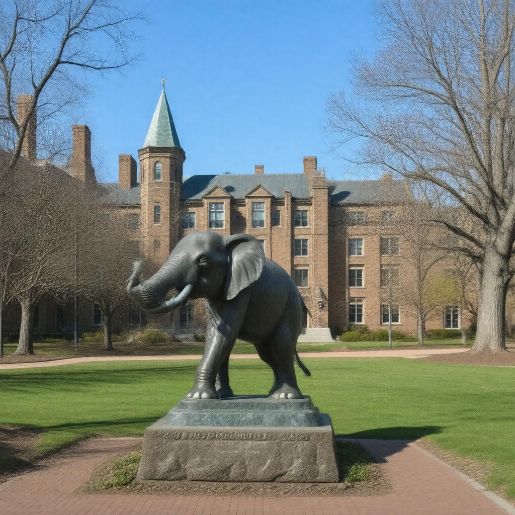 AI-created image of Tufts University