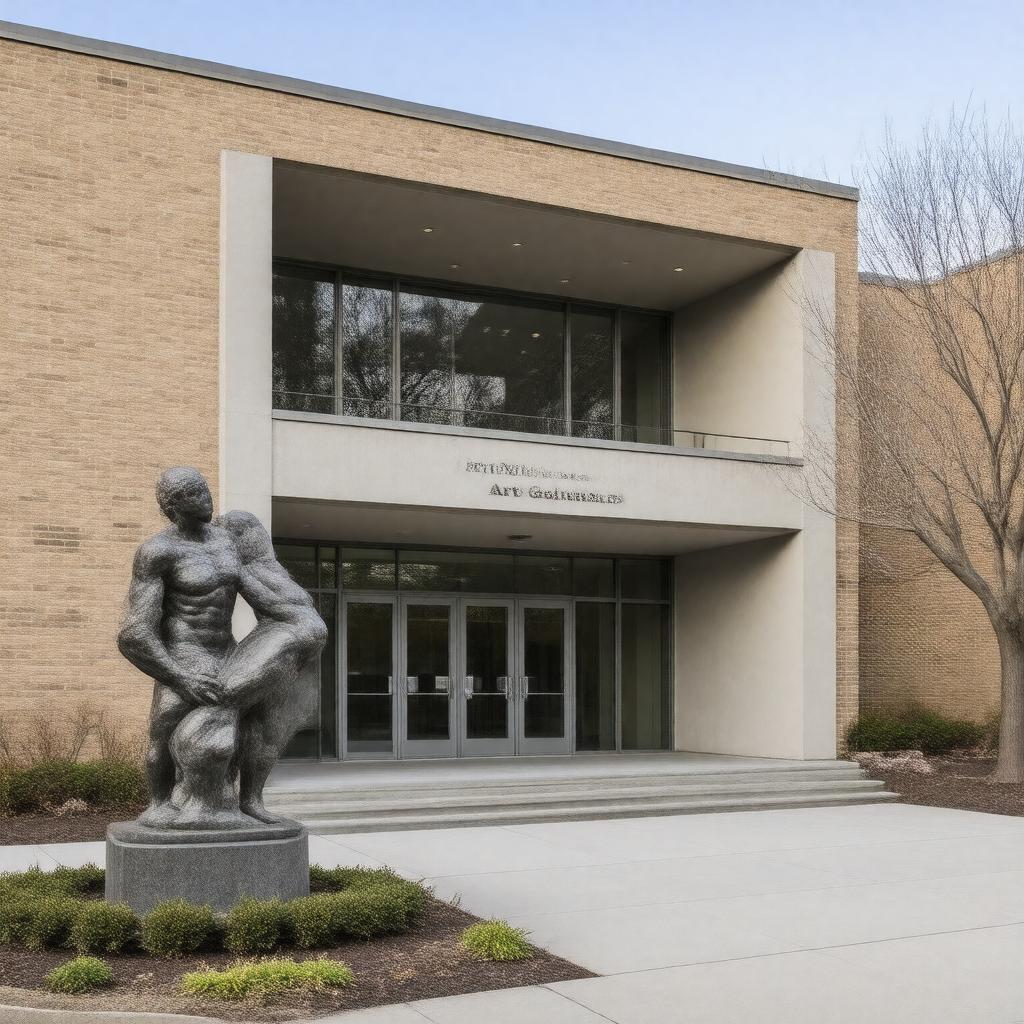 AI-created image of Tufts University Art Galleries