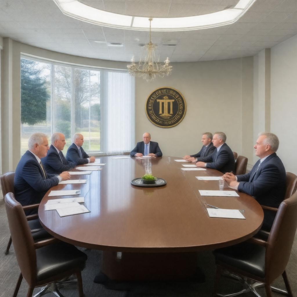 Click to view larger image AI-created image of Tufts University Board of Trustees