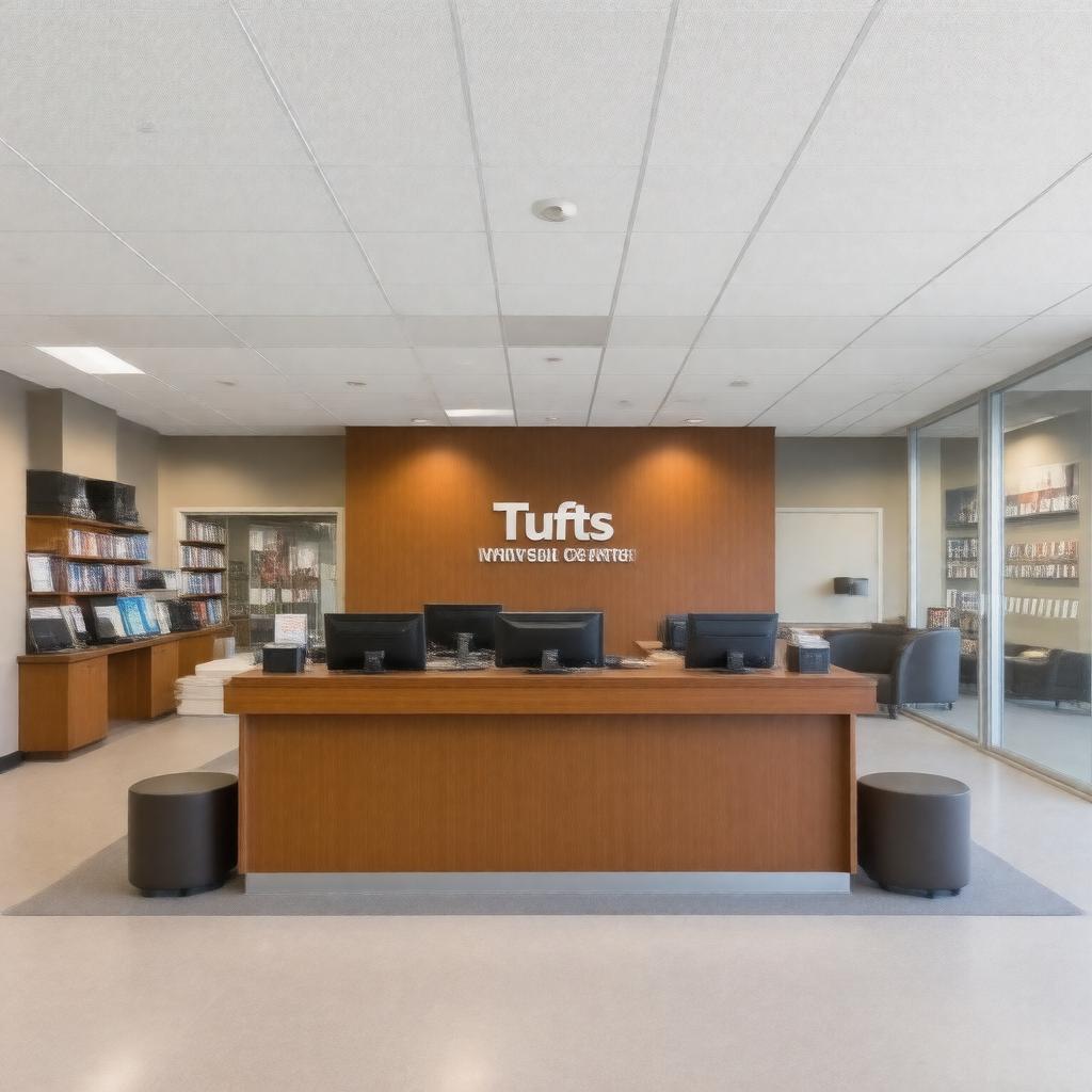 AI-created image of Tufts University Career Center