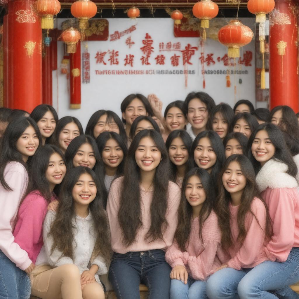 Click to view larger image AI-created image of Tufts University Chinese Students Association