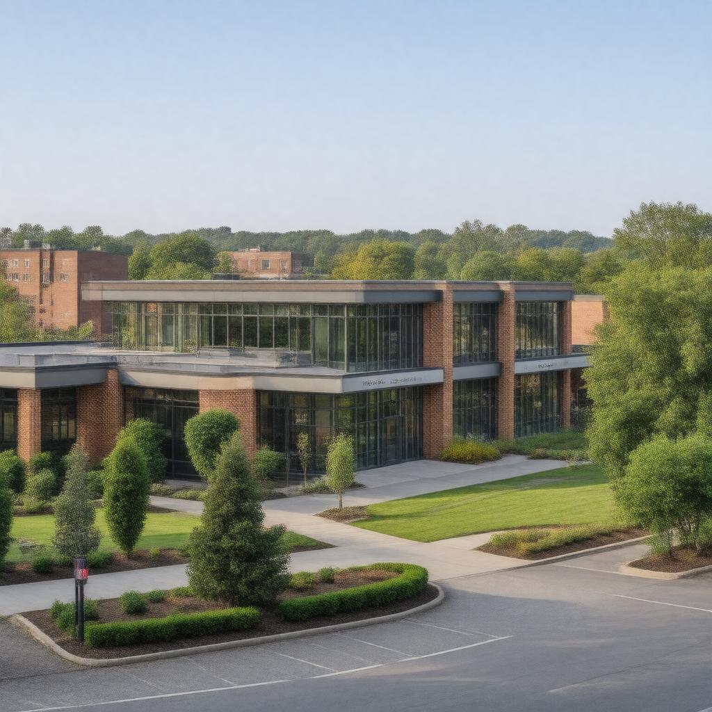 AI-created image of Tufts University Cummings School of Veterinary Medicine