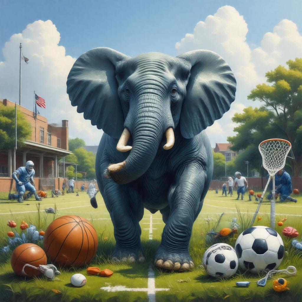 AI-created image of Tufts University Department of Athletics