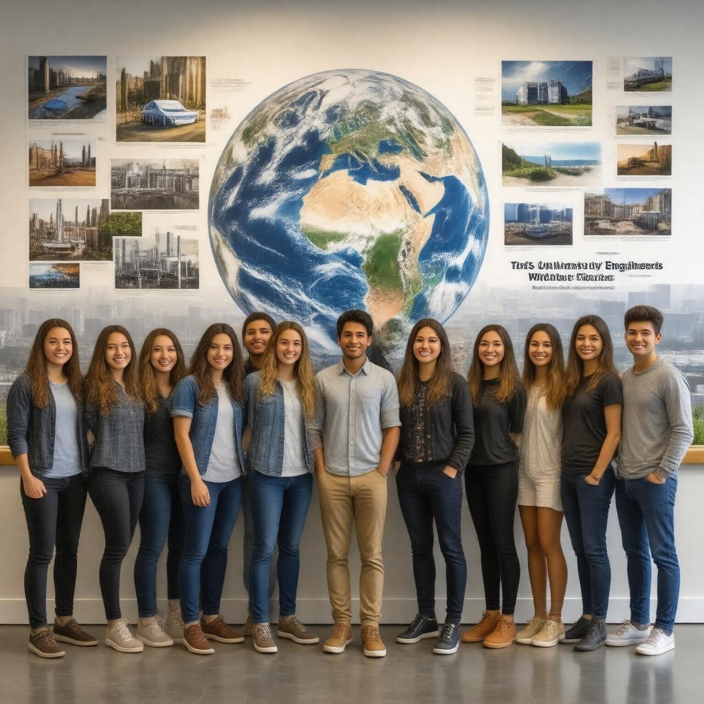 Click to view larger image AI-created image of Tufts University Engineers Without Borders