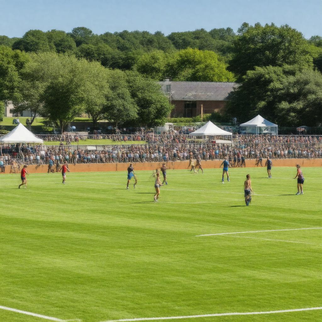 Click to view larger image AI-created image of Tufts University Intramural Sports