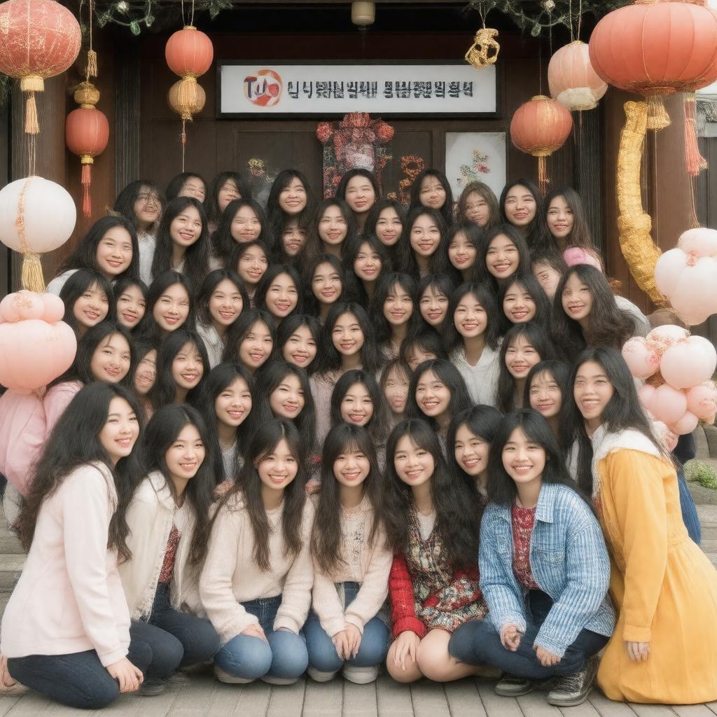 Click to view larger image AI-created image of Tufts University Korean Students Association