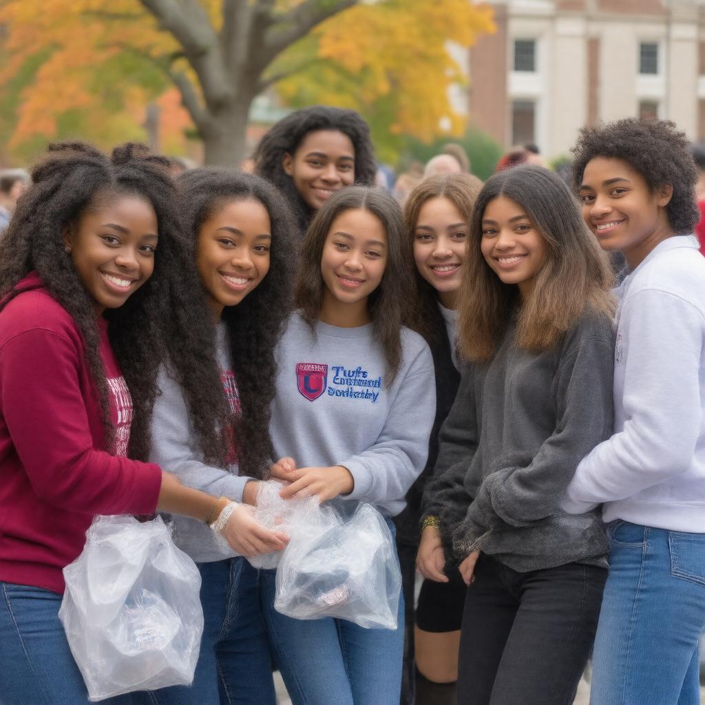 Click to view larger image AI-created image of Tufts University Leonard Carmichael Society