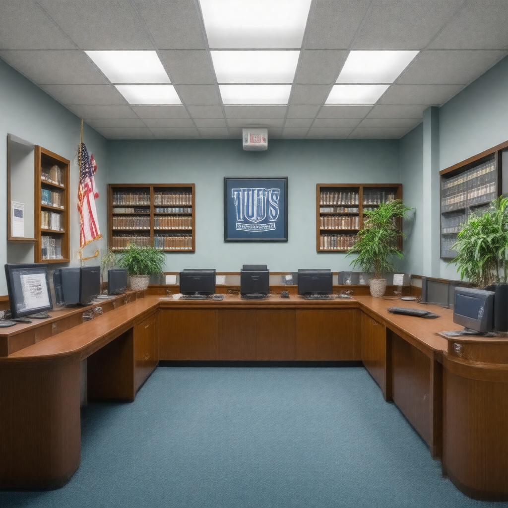 Click to view larger image AI-created image of Tufts University Registrar