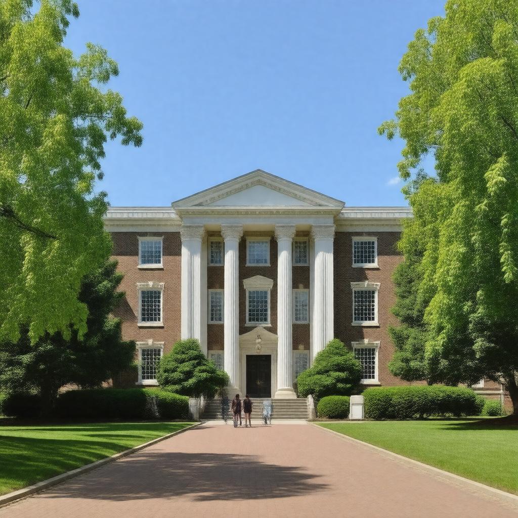 AI-created image of Tufts University School of Medicine