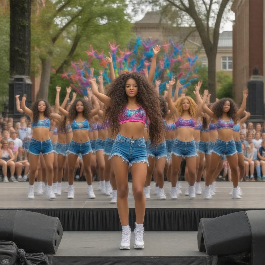 AI-created image of Tufts University Spirit of Color