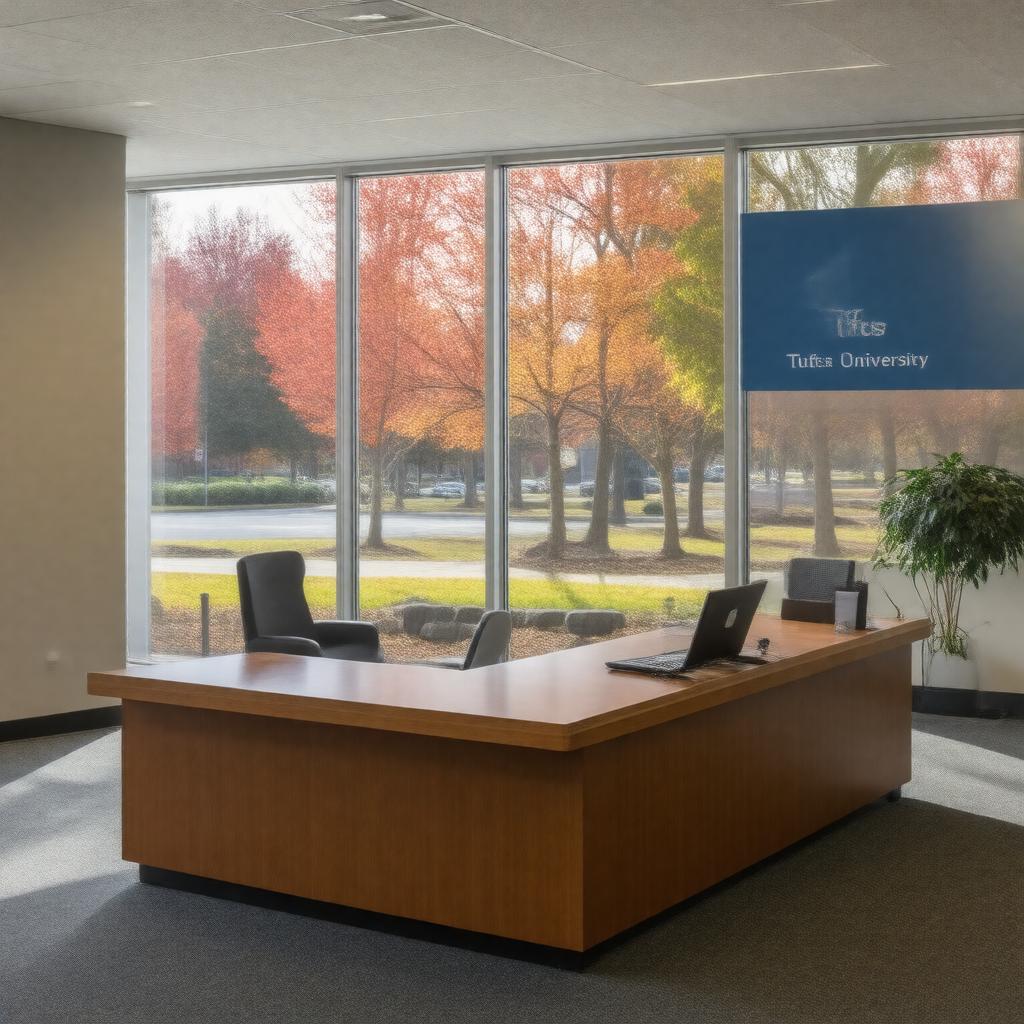 AI-created image of Tufts University Student Affairs