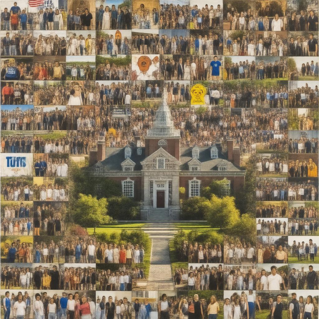 Click to view larger image AI-created image of Tufts University Student Organizations
