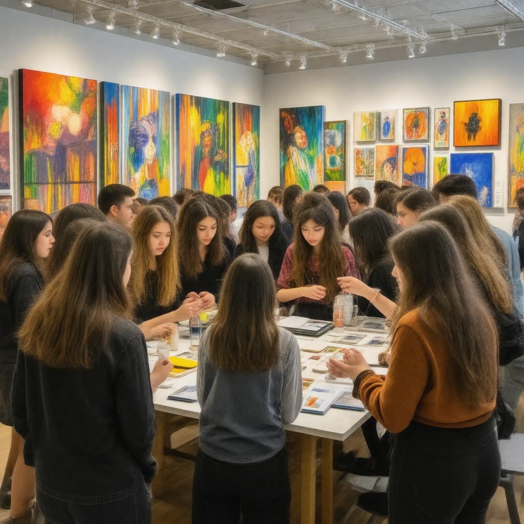 Click to view larger image AI-created image of Tufts University Tufts Art Society