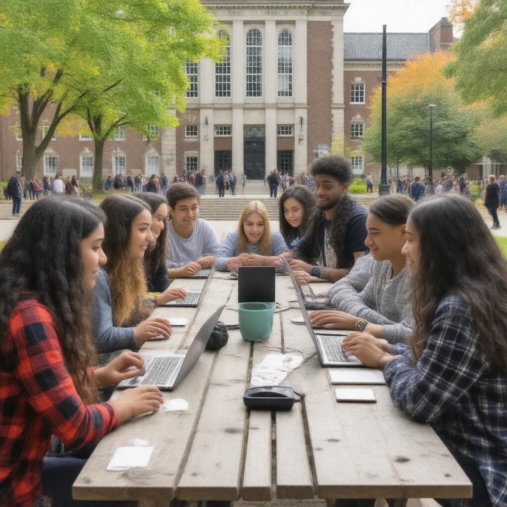 AI-created image of Tufts University Tufts Blockchain Club