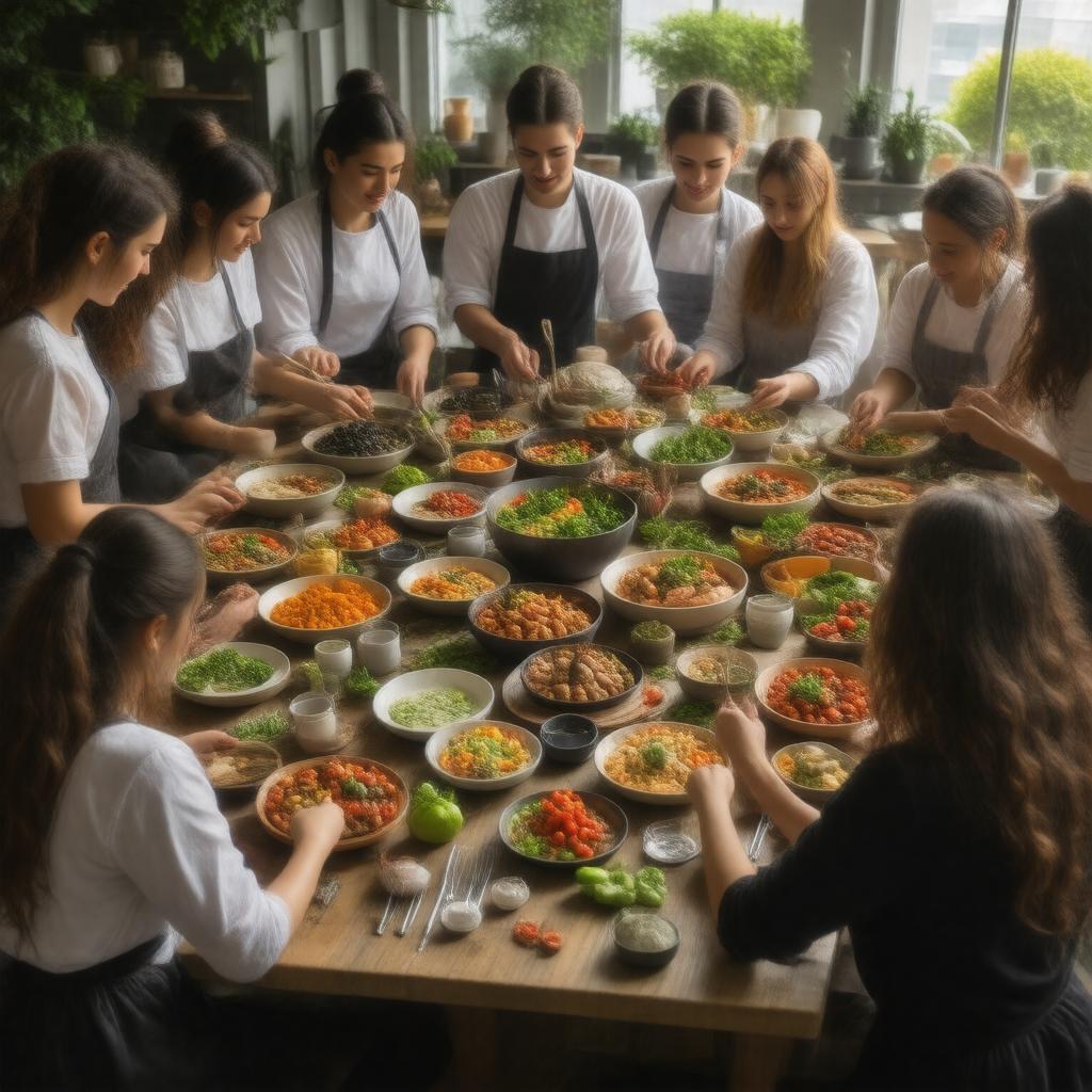 Click to view larger image AI-created image of Tufts University Tufts Culinary Society