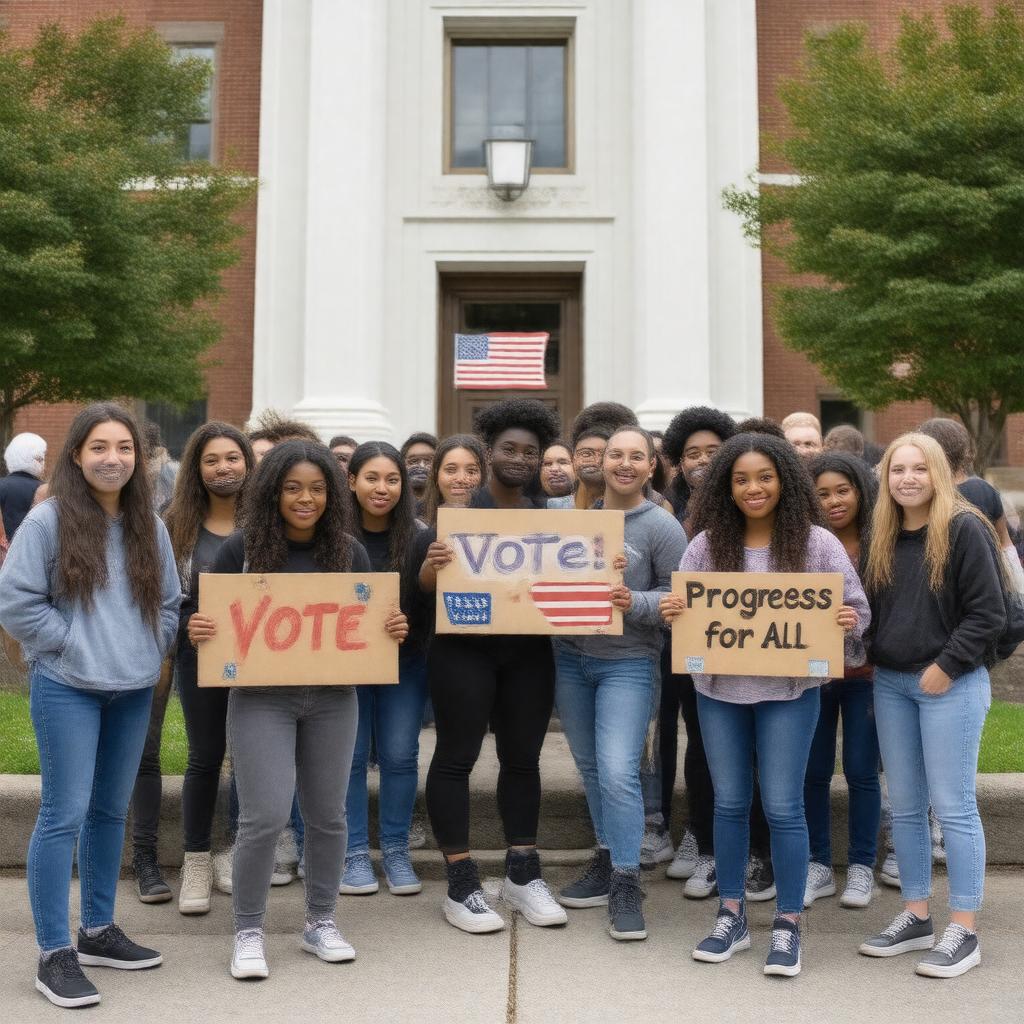 Click to view larger image AI-created image of Tufts University Tufts Democrats