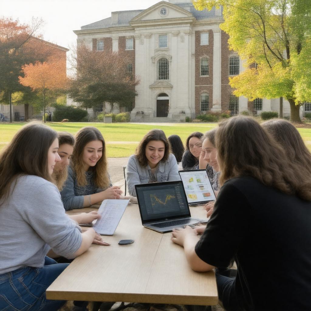 Click to view larger image AI-created image of Tufts University Tufts Investment Club