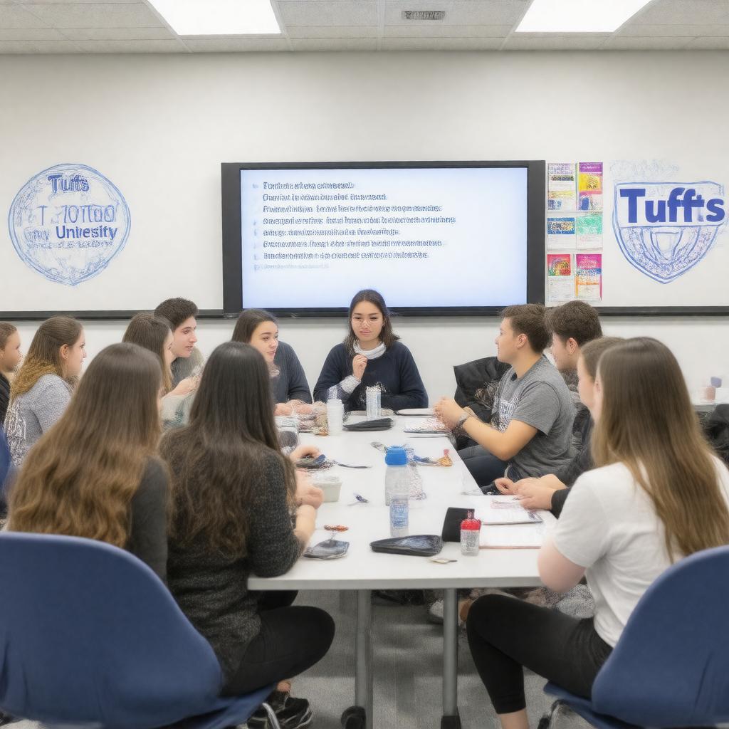 AI-created image of Tufts University Tufts Pre-Dental Society
