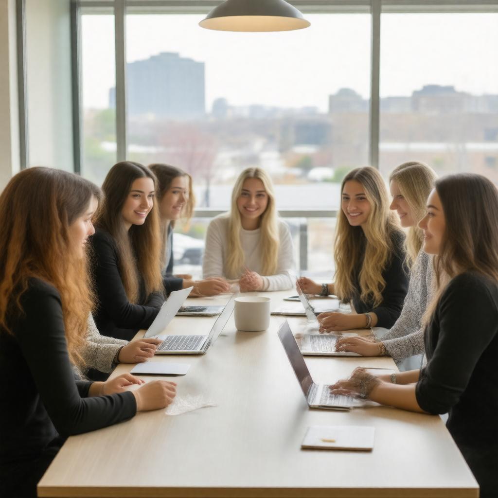 AI-created image of Tufts University Tufts Women in Business