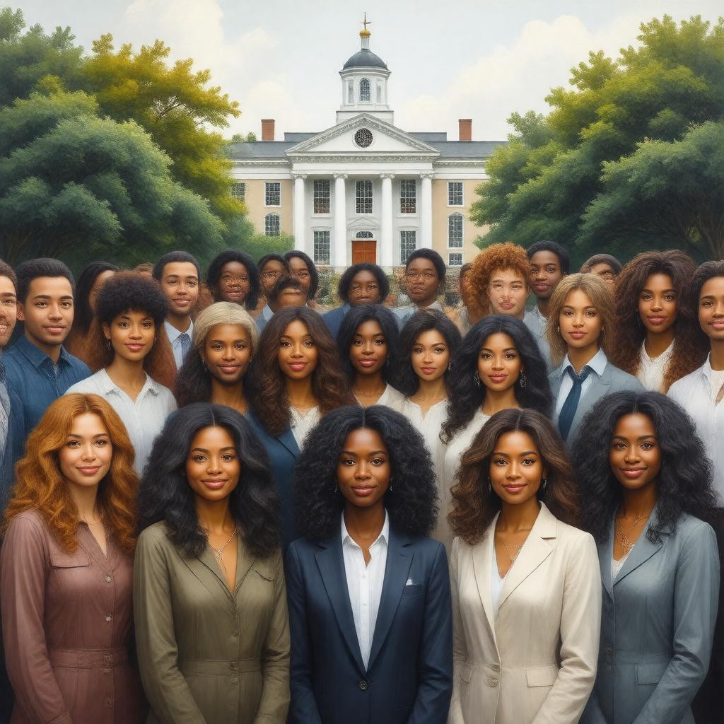 AI-created image of Tufts University alumni