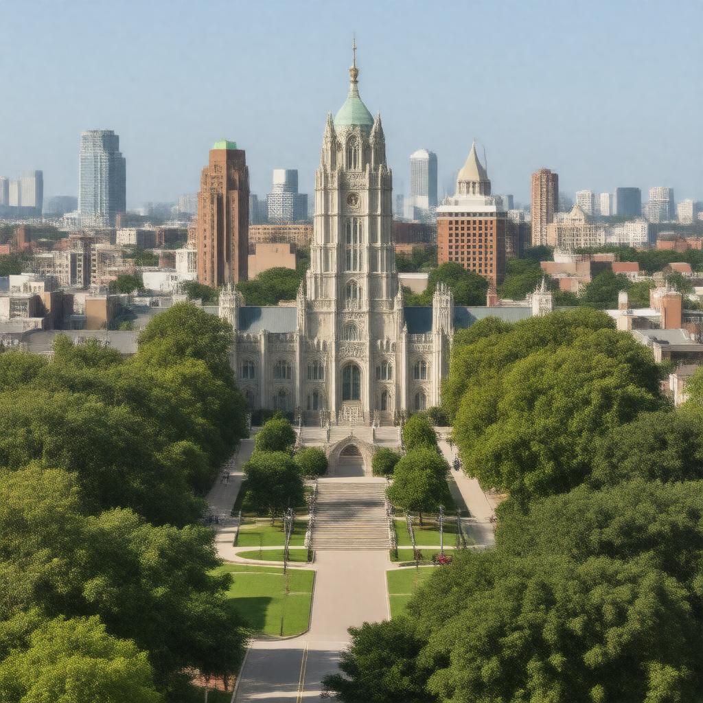 AI-created image of Tulane University