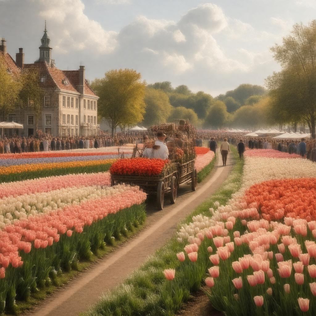 AI-created image of Tulip Festival