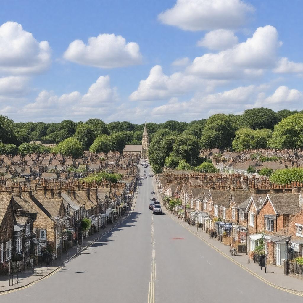 AI-created image of Tulse Hill, London