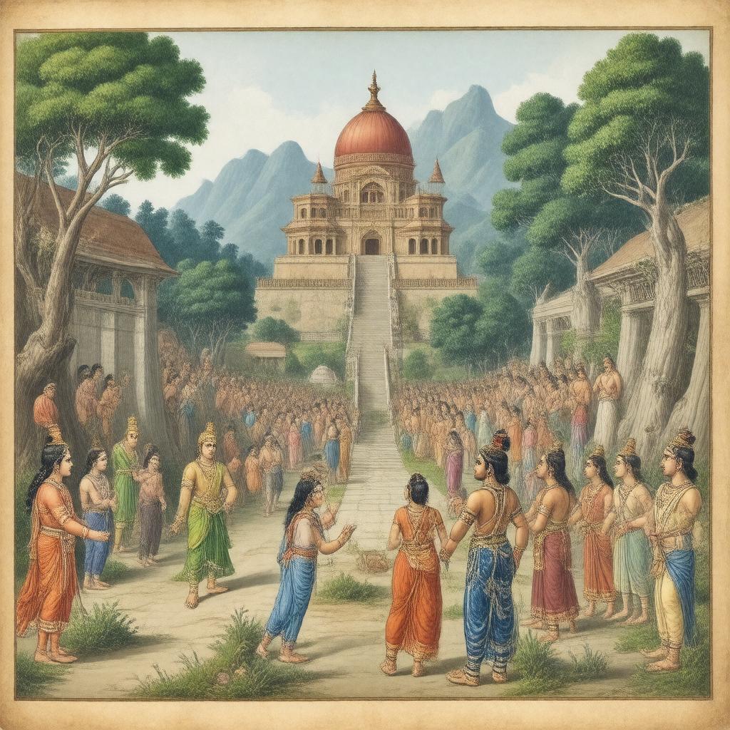 AI-created image of Tulsi Ramayana