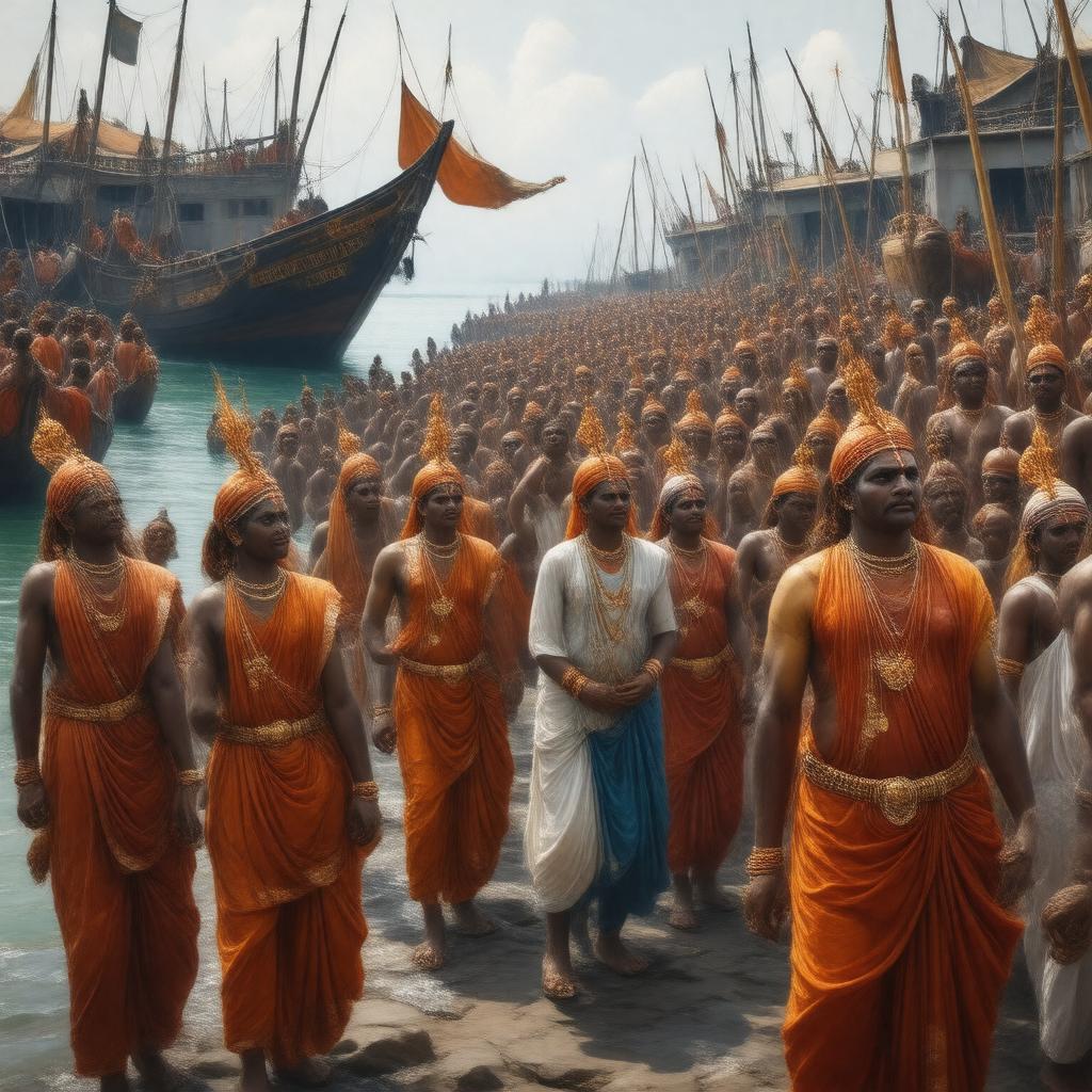 AI-created image of Tulu people