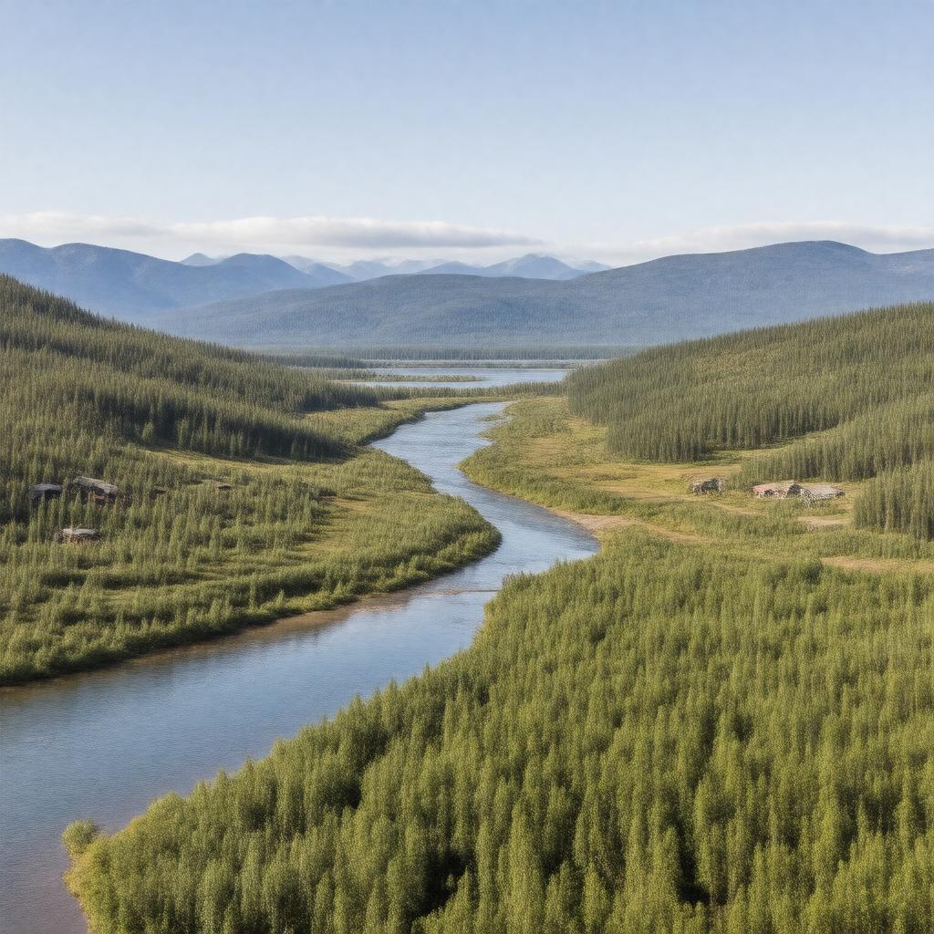 AI-created image of Tuluksak