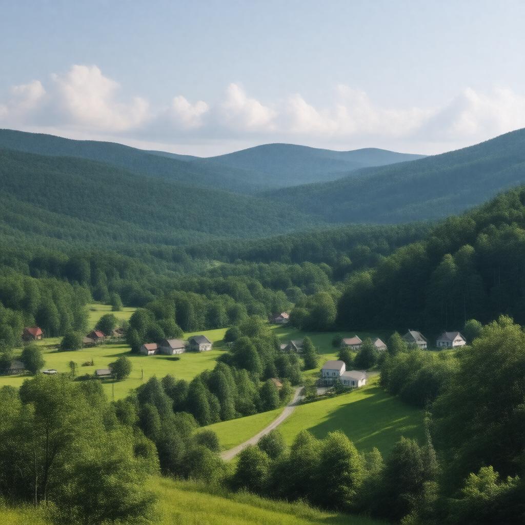 Click to view larger image AI-created image of Tunbridge, Vermont