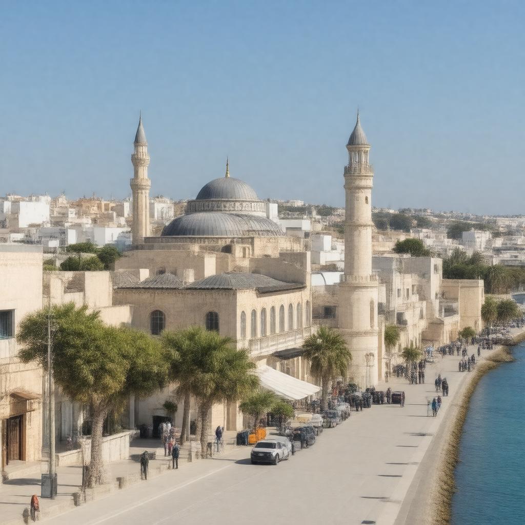 AI-created image of Tunis
