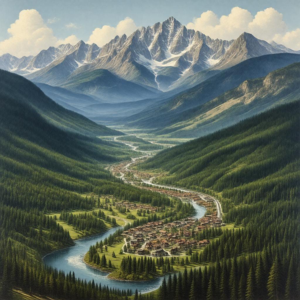 AI-created image of Tuolumne County