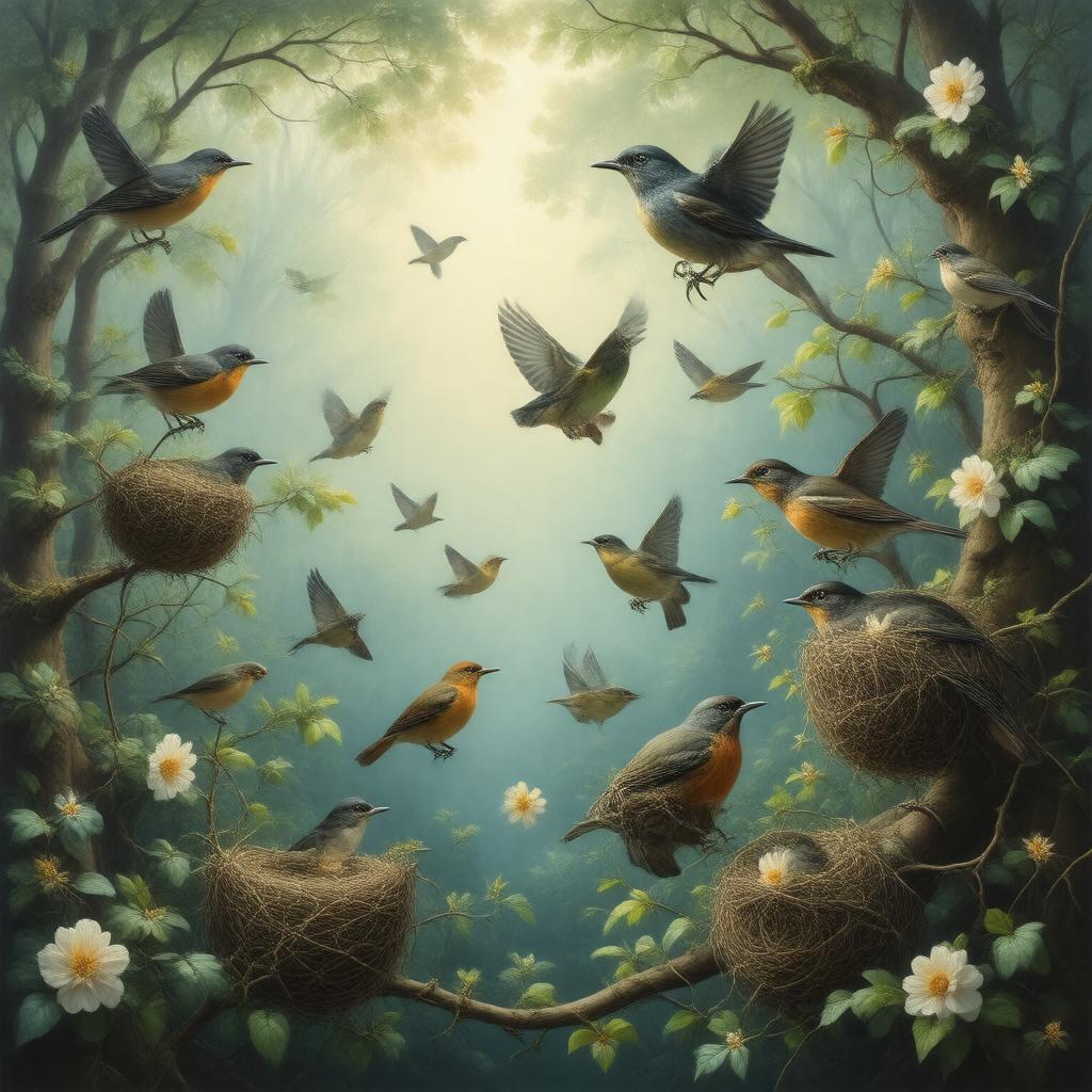 AI-created image of Turdidae