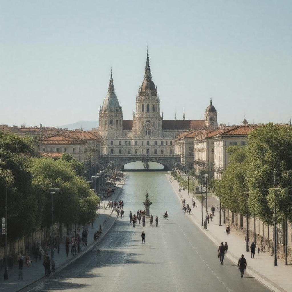 AI-created image of Turin, Italy