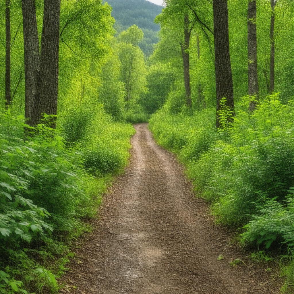 AI-created image of Turkey Pen Hollow Trail