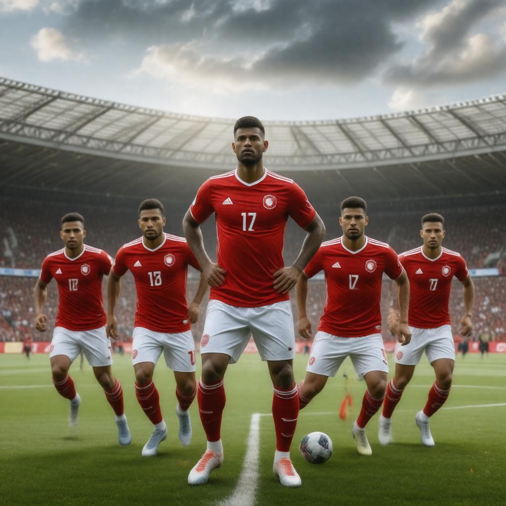 AI-created image of Turkish National Football Team