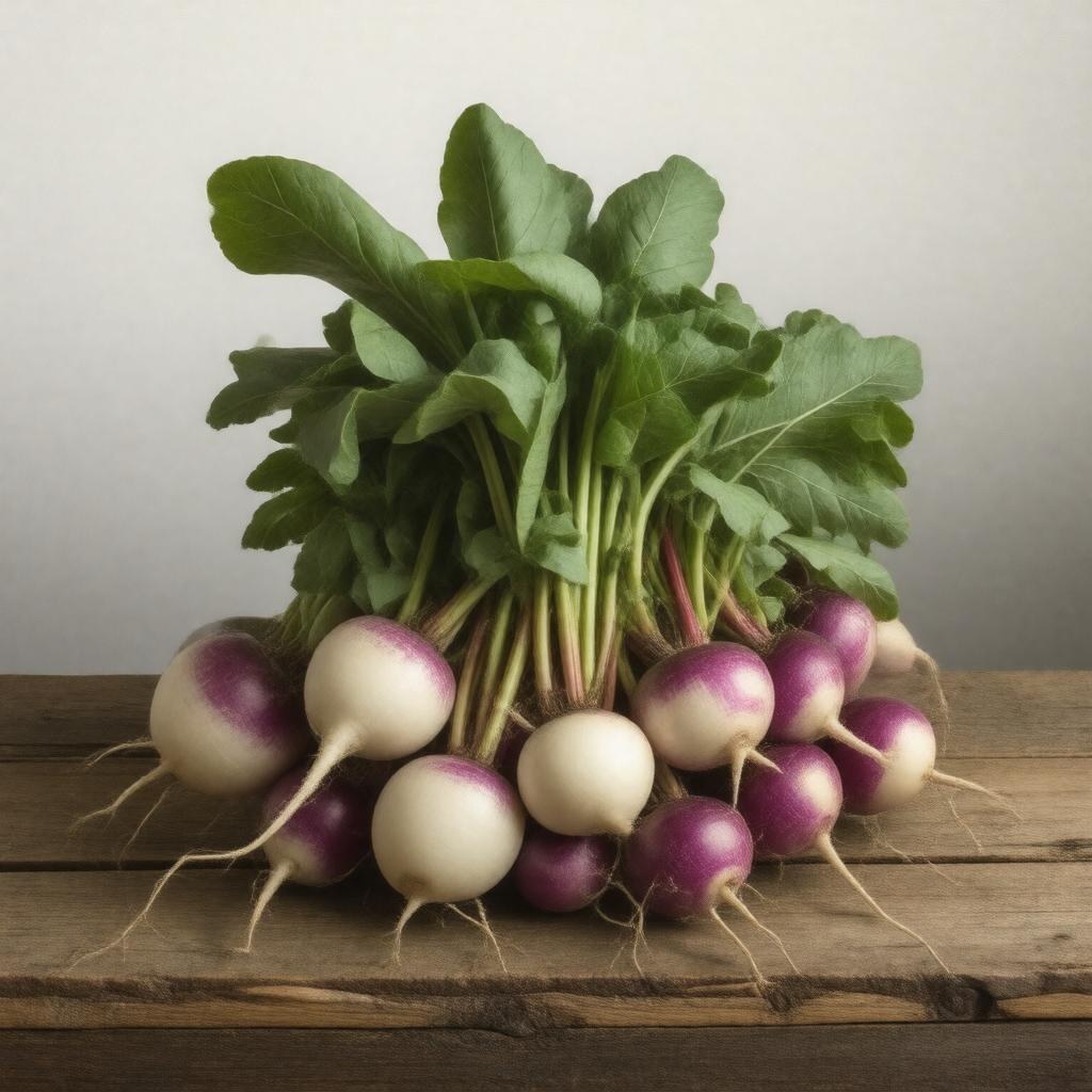 AI-created image of Turnips