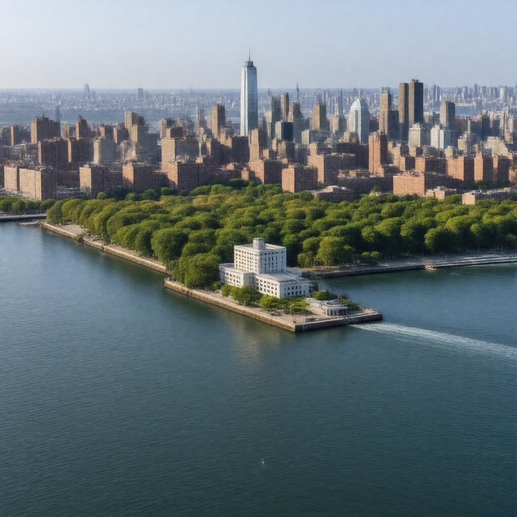 AI-created image of Turtle Bay, Manhattan