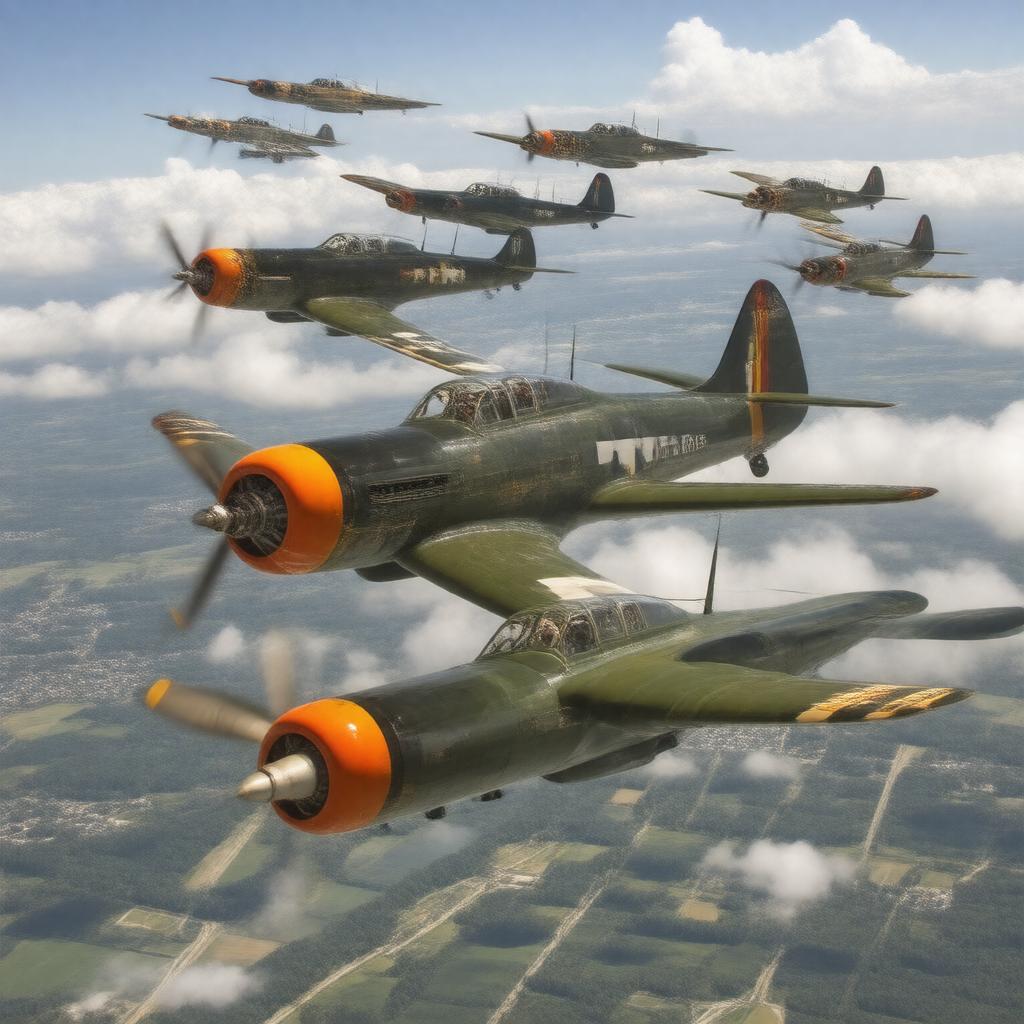 AI-created image of Tuskegee Airmen