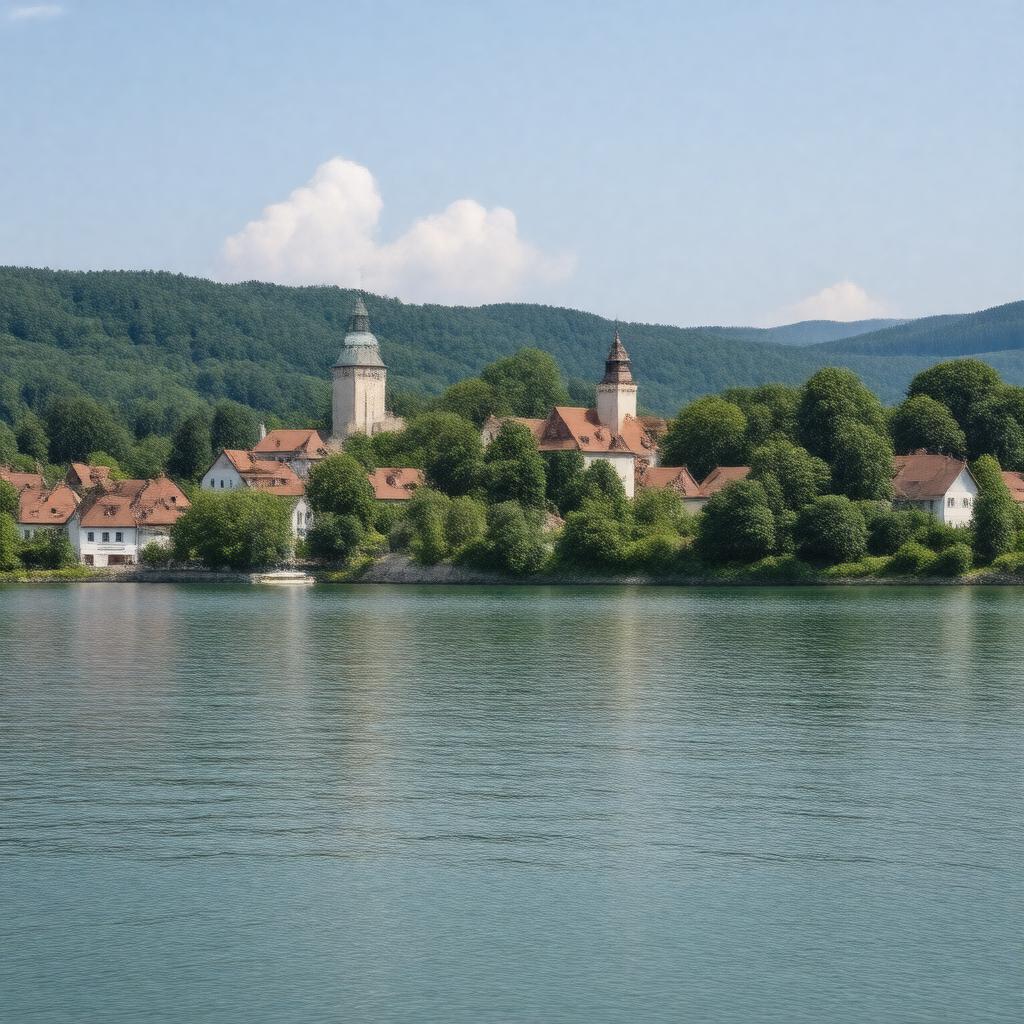 AI-created image of Tutzing, Bavaria, Germany