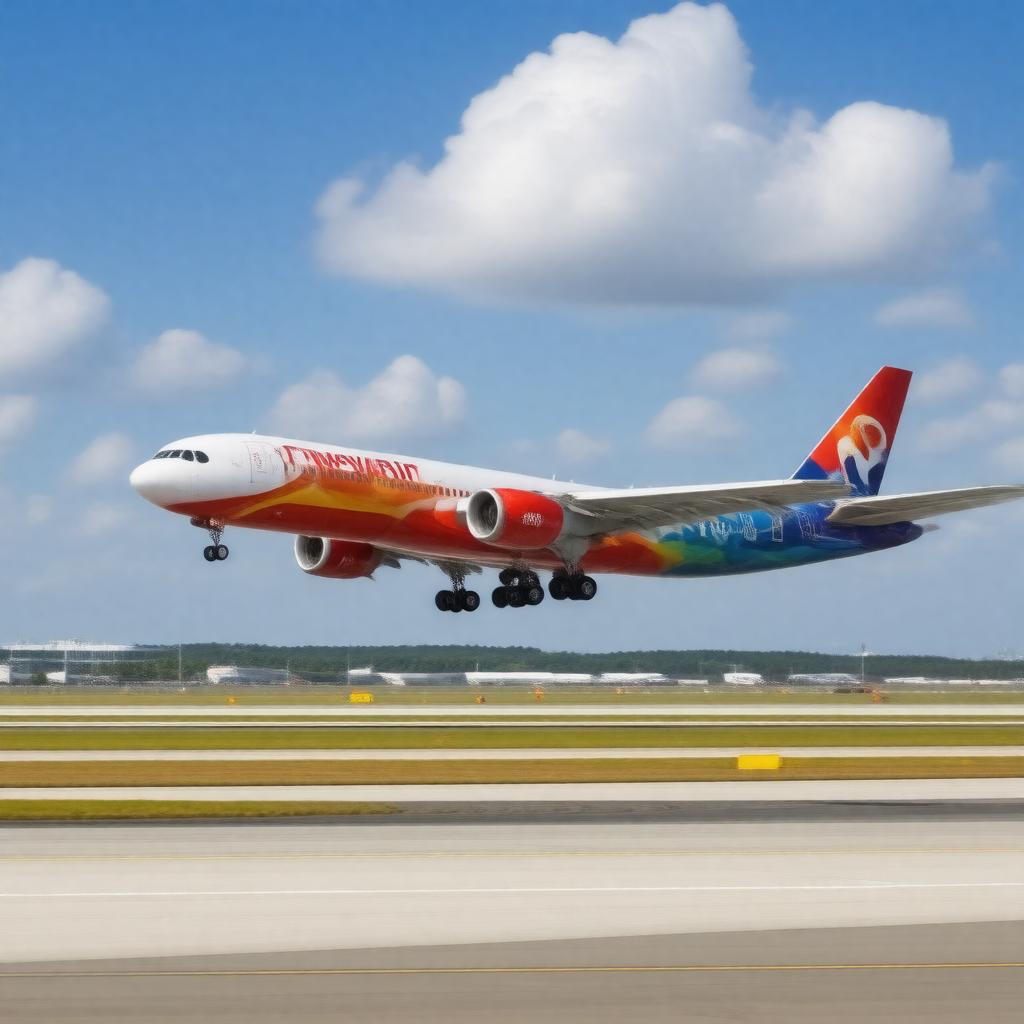 AI-created image of T'way Air