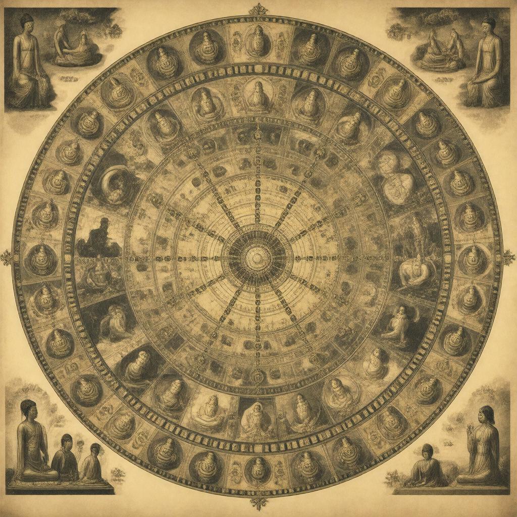 AI-created image of Twelve Nidānas