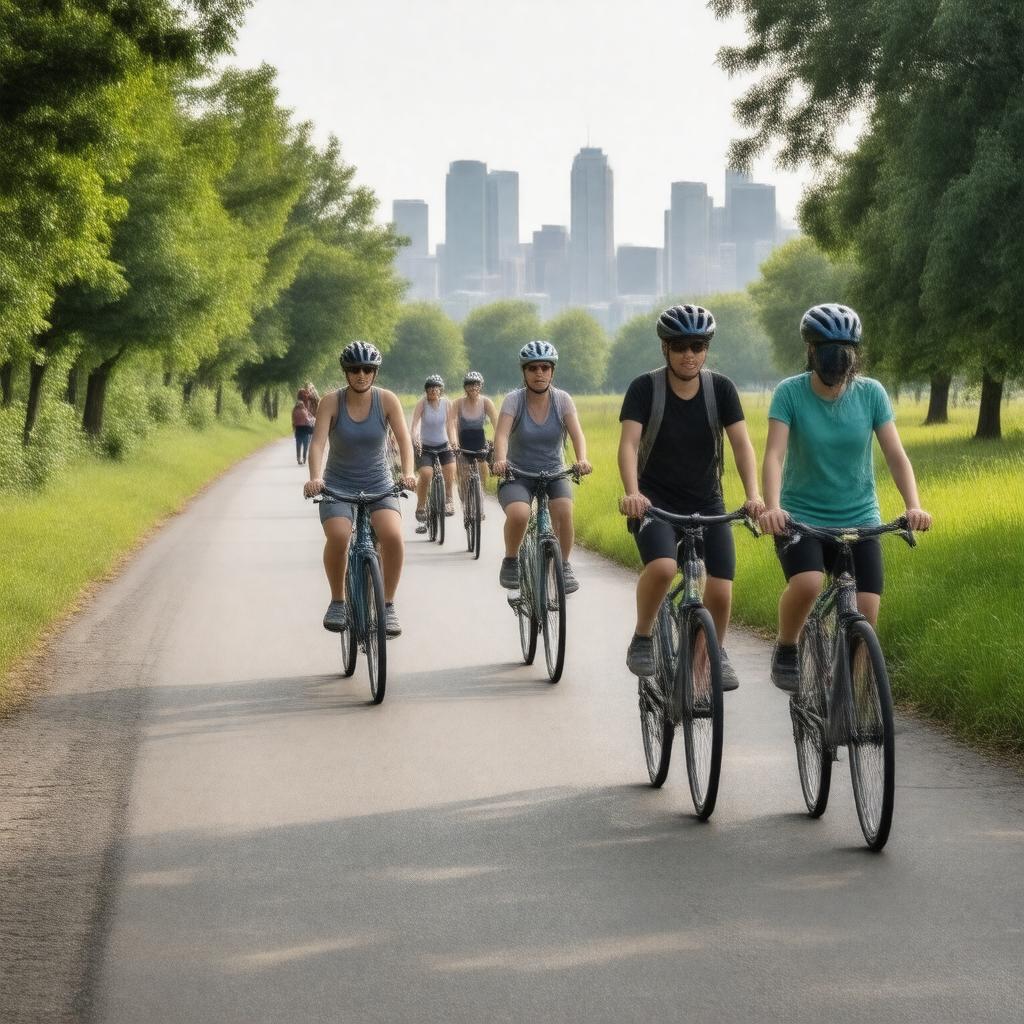 AI-created image of Twin Cities Bicycling Club