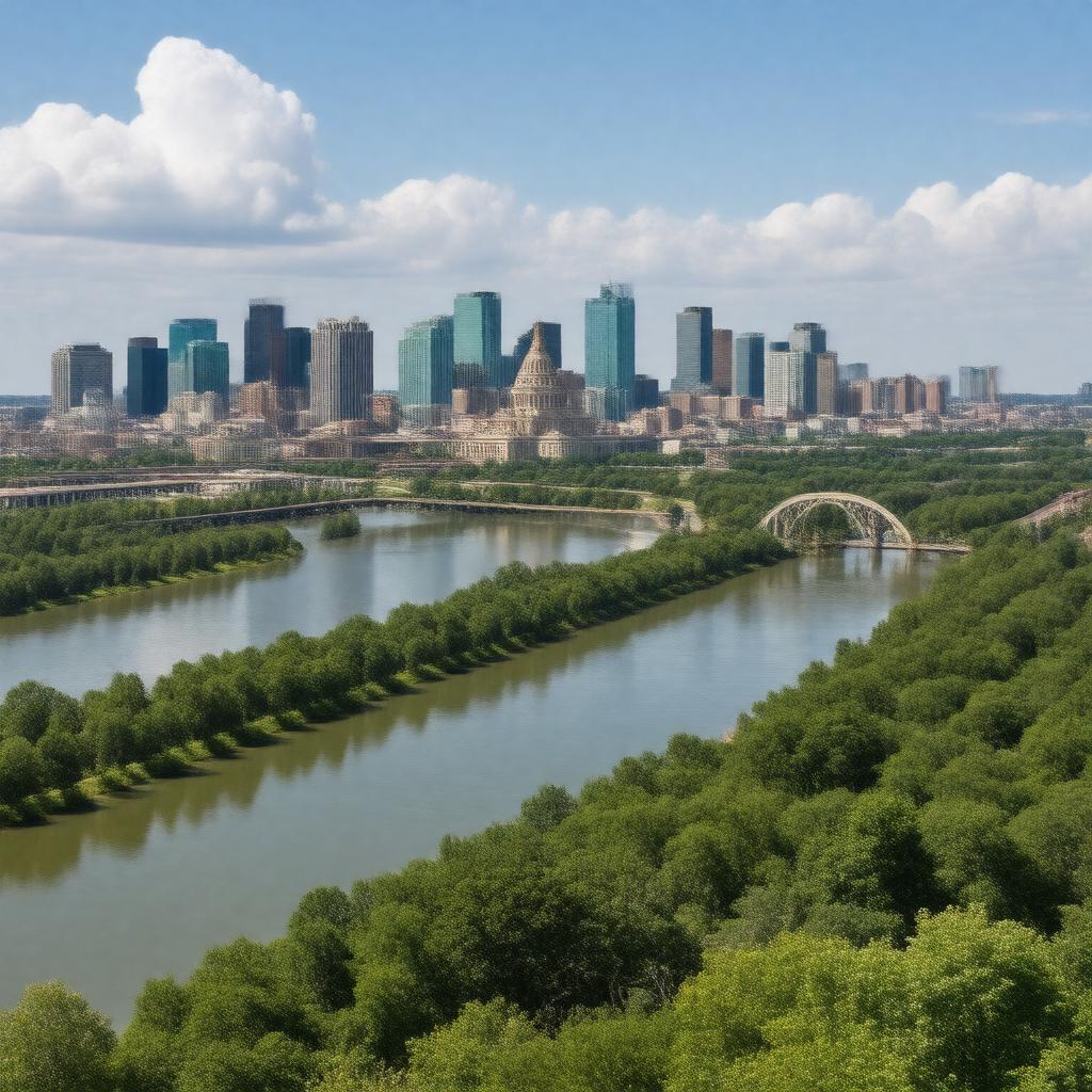 AI-created image of Twin Cities